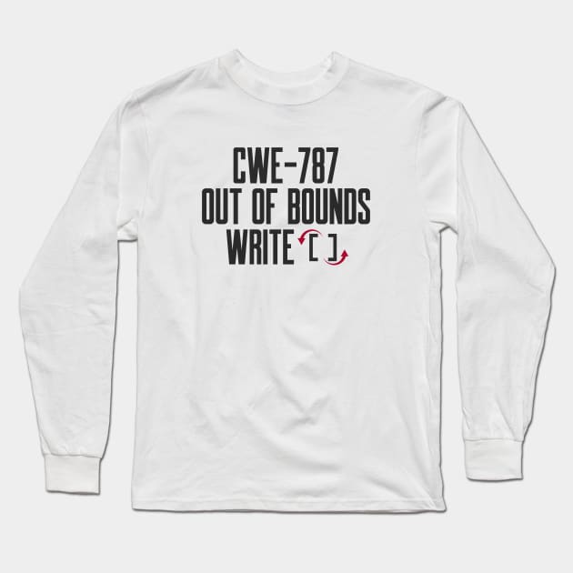 Secure Coding CWE-787 out of bounds write Long Sleeve T-Shirt by FSEstyle